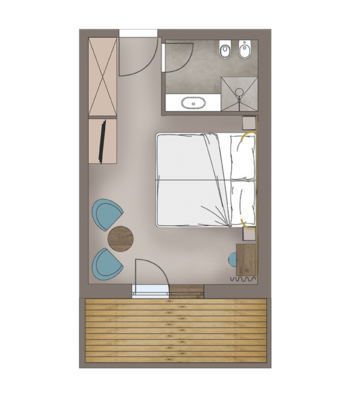 Traditioneller Charme, der auch auf kleinem Raum überzeugt.