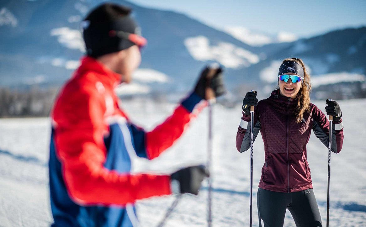 Langlaufen am Kronplatz / Hotel Rudolf in Reischach Langlaufen am Kronplatz / Hotel Rudolf in Reischach