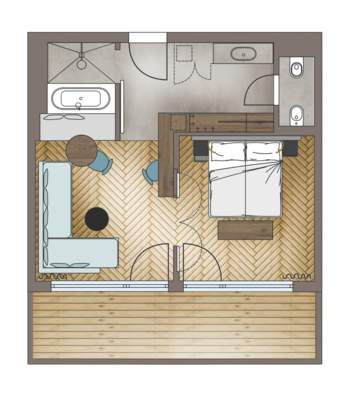 Kleine Details, die das Moderne für Ihr Wohlgefühl mit Gemütlichkeit bestücken.